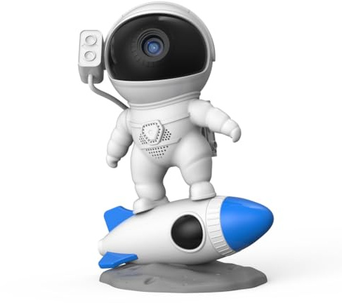 Glayent Proyector de estrellas 4K HD galaxia, proyector de galaxia astronauta para dormitorio, luz , regalos para niños y adultos, fácil de usar