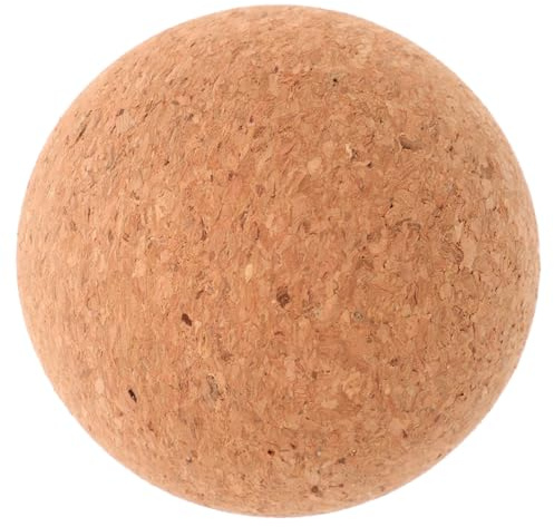 HONITANO Hochdichter Kork Faszienmassageball Robust Nicht Abfärbend Vielseitiger Massageball Für Yoga Muskelentspannung Rückenmobilisation Und Ganzheitliches Fitness-training