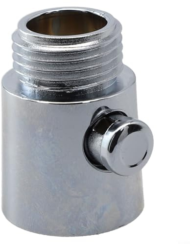 Valvola di arresto per soffione doccia, valvola di arresto dell'acqua in ABS con pulsante di pausa per doccia portatile, dispositivo di risparmio idrico per fare il bagno a bambini o animali domestici