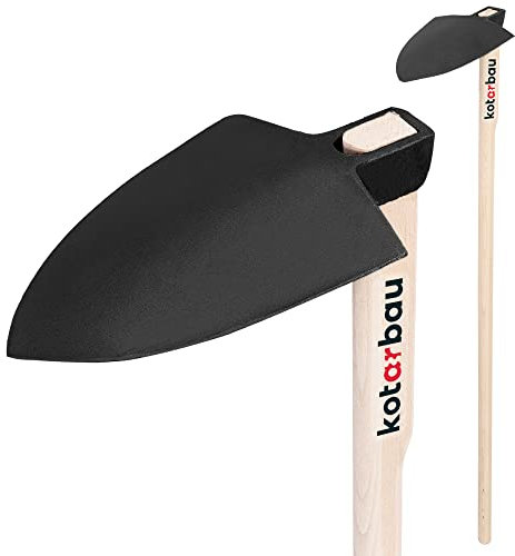 KOTARBAU® Gartenhacke 210mm aus Geschmiedetem Stahl mit Holzstiel Gartenwerkzeug Unkrauthacke Pflanzhake Gartenzubehör Gartengeräte Garten Handwerkzeuge Gartenpflege