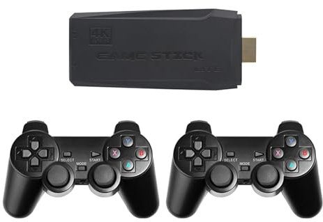 XIXIMENG M8 Video Game Console 128G 30000+ Video Games Arcade Console,Wireless 4K HD Display Arcade PSP Home TV Mini Game Console