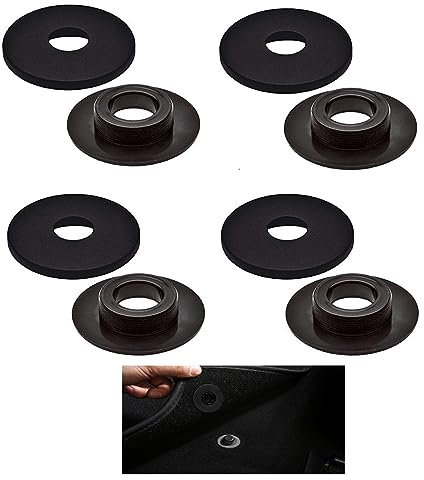 Befestigungen Autoteppich für Audi VW Skoda Seat Clips Knöpfe Befestigung Fußmatten – Ex Audi A1 A3 A4 A5 Q3 Q5 Q7 Ex VW Golf Touran Passat Polo Tiguan Ex Kodaq Fabia Octavia Ex Leon Ibiza Arona...