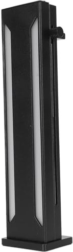 GPU-hållare, ARGB-grafikkort Magnetisk Bas Glidbar Justerbar GPU-hållare för Datorgrafikkort, 5V 3PIN Hane-gränssnitt, Aluminiumlegering (Svart)