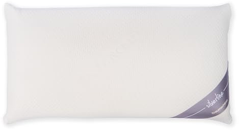 Traumschloss Nackenstützkissen Silverline - Optimaler Komfort und Unterstützung für Nacken und Kopf - Langlebiges Polyurethan-Kernmaterial Bezug waschbar bei 60 Grad - 30x60cm