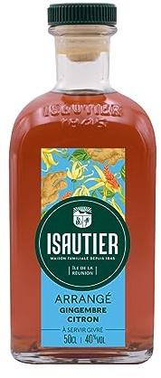 Isautier arrangierte Rum - Ingwer -Zitrone - 40 ° - 1x50cl