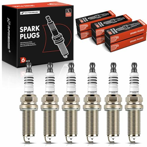 A-Premium Iridium Platinum Spark Plugs 93501 LKAR7BIX-11S (Pack of 6) Compatible with Nissan Altima 2007-2018, Murano 2009-2020, Pathfinder, Maxima, Quest, 350Z & Infiniti QX60, Q50, G25, G35, M35
