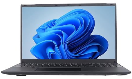 Laptop da 15,6, Touchscreen con Display HD 1920x1080, CPU N5095, 32G RAM, SSD 512G, Portatile Sottile, 11 Pro Home, Tastierino Numerico, Webcam, Wi-Fi, Bluetooth, HDMI