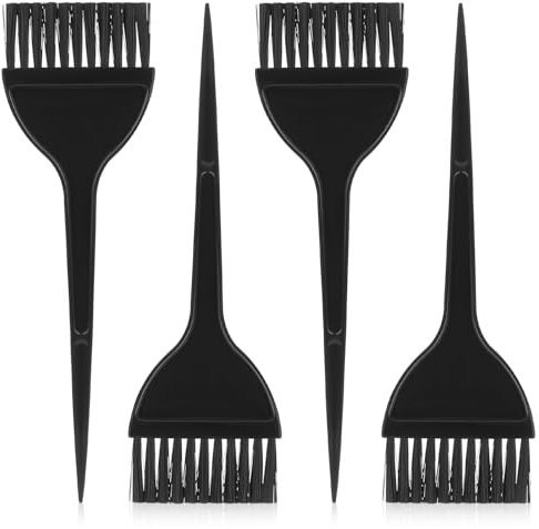 Aeaocvo 4 Stück Haarfärbepinsel Set, Pinsel Haare Färben, Färbepinsel Haare, Haarfärbe Bürste, Haare Färben Zubehör für Friseurladen, Haare färben zu Hause