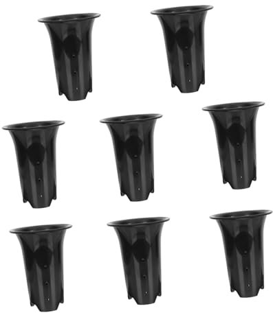 CAXUSD 8pièces Pots à Orchidées Plastique avec Pots De Respirable pour Orchidees Et Plantes pour Décoration De Jardin Et Balcon