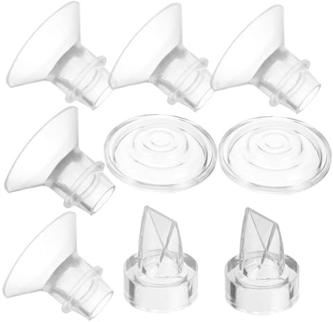 BESTonZON Silikon Flanscheinsätze Satz Für Milchpumpen Tragbare 15-21mm Flanschadapter Frei Kompatibel Mit Elektrischen Und Manuellen Milchpumpen Für Neugeborene
