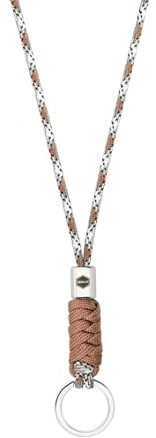 SENLLY Cordon de Cou pour Clés, Téléphone, Porte Badge, Design Tressé en Paracorde Porte-clé Lanière avec Matériel en Acier Inoxydable