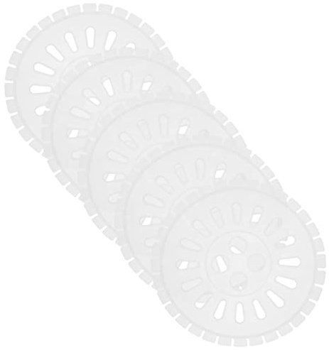 Operitacx 5 Láminas Deshidratadoras para Lavadora de Abs, Accesorio Blanco que Reduce Vibraciones y Cuida Tejidos, Paquete de 5 Piezas para Uso Doméstico