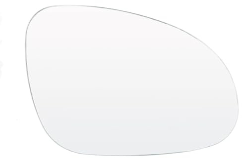 Außenspiegel Glas Für VW Für Golf Für 5 Für MK5 Für Jetta Für Passat Für B6 Für 2006-2009 Links Rechts Seite Flügel Spiegel Glas LH RH Außen Objektiv Klar Mit Platte Türaußenspiegelglas(Left)