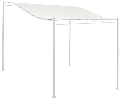 Toldo para patio – Toldo de lona para exteriores de 3 x 2,6 m, cubierta de toldo con bloqueo UV, refugio listo para el clima, solución de sombra refrescante creativa de larga duración para césped