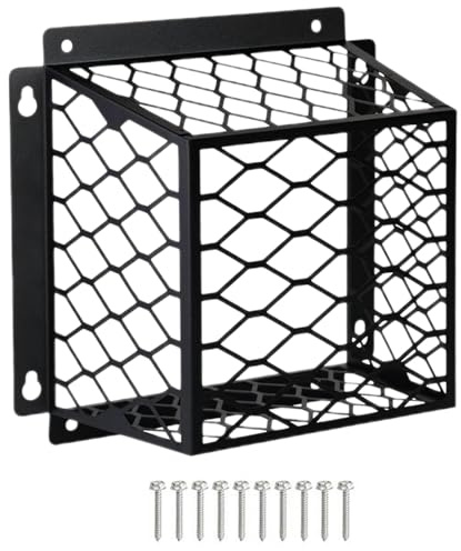 Couvercle d'aération de sécheuse – Acier galvanisé 17,8 x 17,8 x 12,7 cm | Protection contre les oiseaux | Protection d'aération | Grille d'échappement extérieure robuste pour empêcher les oiseaux