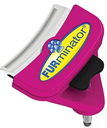 FURminator FURflex, Fellpflegebürste für große Katzen, deShedding-Aufsatz zur Entfernung der Unterwolle, Größe L