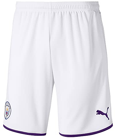 PUMA Shorts för män MCFC Replika Vit Puma White-tillandsia lila Medium