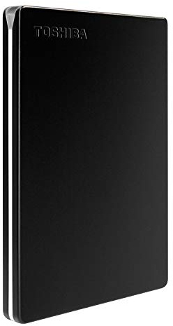 Toshiba Canvio Slim 1TB Portable External Hard Drive USB 3.0, Black - HDTD310XK3DA
