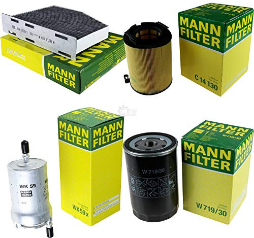 MANN-FILTER Inspektions Set Inspektionspaket Luftfilter Ölfilter Innenraumfilter Kraftstofffilter