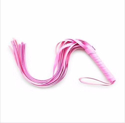 BONDAGERIE® Frustino flògger con manico corto in ecopelle, vari colori Colore: Rosa