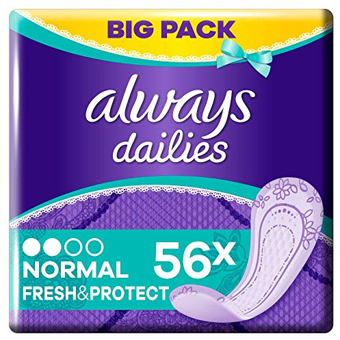 Always Fresh & Protect Normal Slipeinlagen, 56 Stück, 101 g