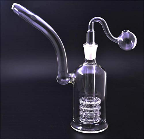 Glasölbrenner, dickes Glas, Aschefänger, Bongs, 20,3 cm, Tupfölvorrichtungen mit 14 mm Rauchen (A)