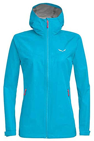 SALEWA Giacca Puez (Aqua 3) Power-Tex da donna, Blu, XXS