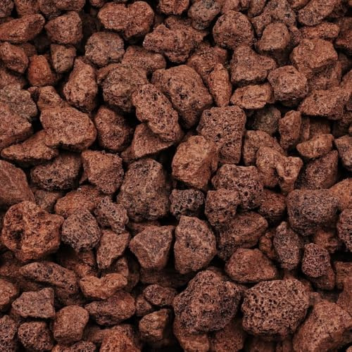 Lavasteine 20L 16-32 mm Garten Lavagranulat Aquarium Lavasteine Grill Aquarium Filtermaterial Lavakies Rot Lavamulch Lavagrill Lava Steine