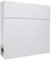 Wand-Briefkasten mit Zeitungsfach weiß RAL 9003 MOCAVI Briefkasten Box 530 Postkasten groß mit Zeitungsrolle, Postbox deutsche Markenqualität