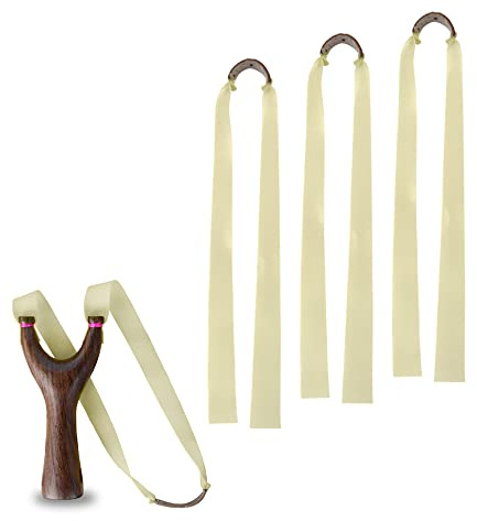 12 Pièces Élastiques Plats Slingshot Épaisseur 1mm, Élastique Élastique Remplacement Élastique pour Fronde Catapulte Chasse, Élastique Élastique Catapulte Chasse