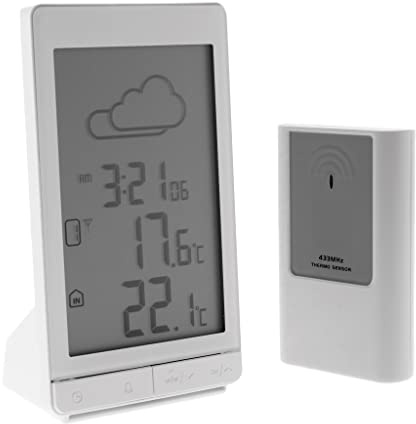 Station météo La Spontanée avec capteur extérieur sans fil (IP44) - Otio