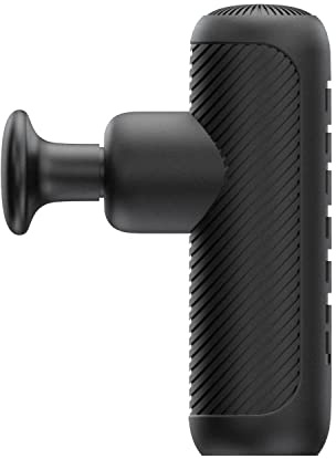 ELEEELS P2 Pistola massaggiante tascabile max 50 colpi al secondo, porta di ricarica USB-C massaggiatore per collo, schiena e spalle, 4 livelli di velocità, senza fili, ergonomico, ricaricabile, nero