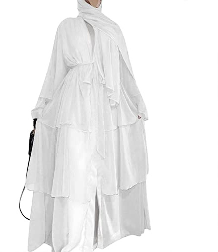 Muslimische Kleider Damen Islamische Abaya Hijab Kleid Gebetskleidung Langarm Ramadan Lang Gebetskleid