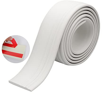 Weichsockelleiste Selbstklebend, Knickwinkel Fussleisten PVC, übergangsleiste Selbstklebend, Knickleiste Individuell Zuschneidbar (10cm x 6m (PVC-Black))