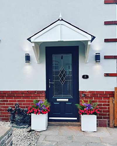 Achurch Door Canopy From UK Canopies (Black)