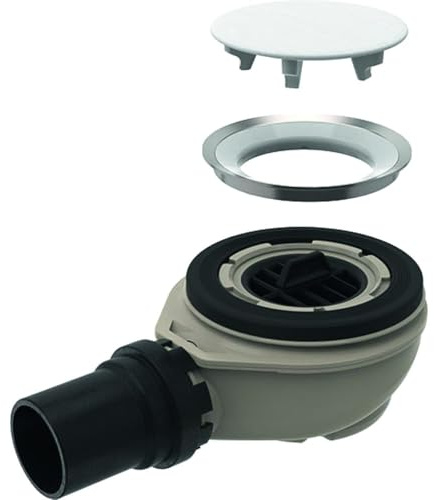 Geberit Duschwannenablauf für Duschfläche Setaplano, Sperrwasserhöhe 50 mm, 154.016.00.1
