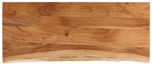 vidaXL Tischplatte 110x40x2,5cm Rechteckig Massivholz Akazie Baumkante