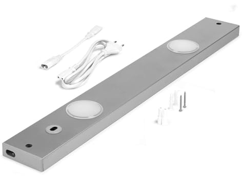 BLicht LED Unterbauleuchte Peppa Titan 60cm – warmweiß (3000K), mit Bewegungssensor – Flache Küchenleuchte für Unterschrank & Möbelbeleuchtung