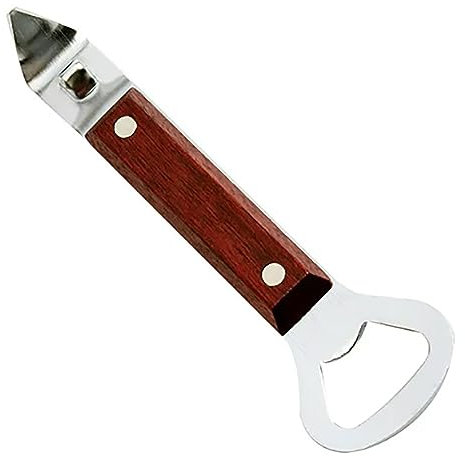 Apribottiglie in acciaio inox, perforatore per bottiglie manuali, lattine, apriscatole, apriscatole, per cucina, bar, sacchetti di manga (beige, taglia unica)
