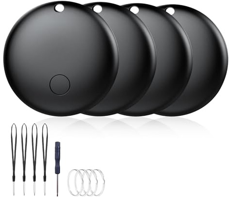 iXTRA Tracker Tag Bluetooth Tracker 4 Pack, Smart Tag Item Finders Works with Apple Find My App (iOS 14.6 Above), Waterproof Keys Finder & Item Locator Worldwide Tracking for Bag,Luggage,Pet