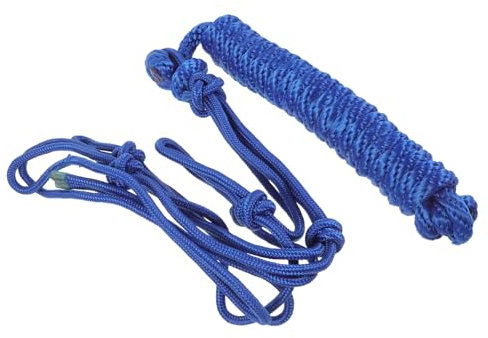 HAPINARY Knotenhalfter Für Pferde Geflochten Steif Mit Kinnkette Praktisch Und Langlebig Für Training Und Ausrüstung