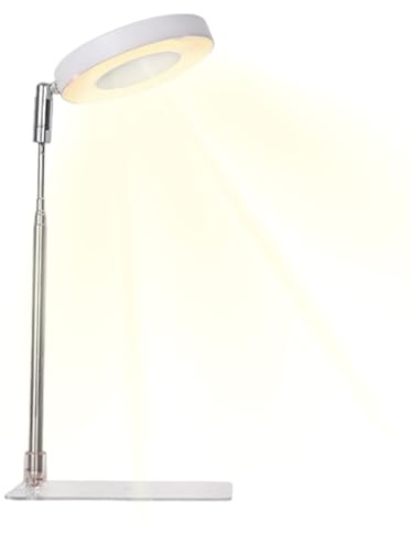 Luci per piante da interni, lampada a LED, luce con temporizzazione a 3 livelli e 4 livelli dimmerabili per la crescita dei fiori e il giardinaggio