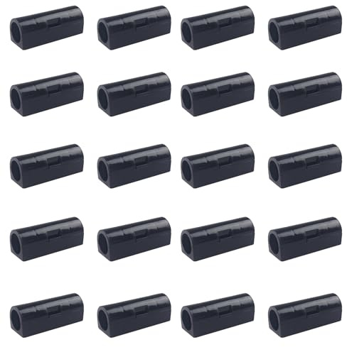 Homiladi 20pcs Black Self Adhesive Cable Clips | Wire Management Clips | Round Cable Management Holder for Car, Home, Office, Christmas Lights, Party Decorations, Car, Desk