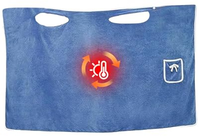 Masoog Chalón de Baño | Toalla Corporal Envolvente Ponible para Mujeres - Diseño con 2 Botones Absorbente Bata Falda para Casa SPA Sauna Piscina Playa Baño