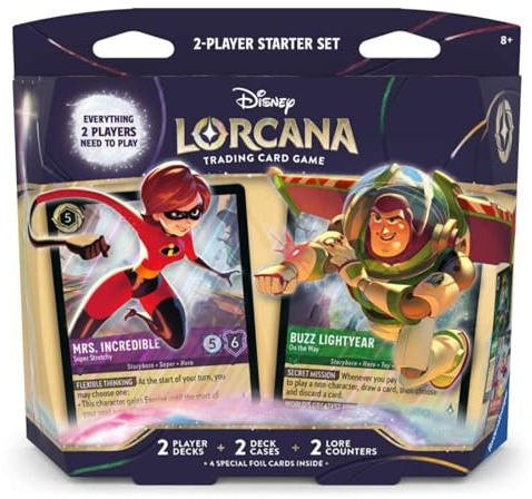Ravensburger Disney Lorcana - Juego de cartas coleccionables para adultos y niños a partir de 8 años - Set 12: Wilds Unknown - Deck para 2 jugadores