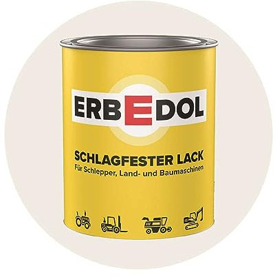 RAL 9010 Reinweiss Erbedol Lack Kunstharzlack Farbe 750ml 0225 5058