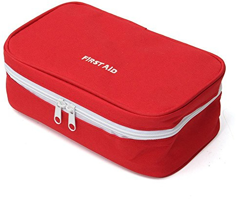 Slivercolor Erste Hilfe Set,Tragbar leer Erste-Hilfe-Koffer First Aid Kit Gewebe Medizintasche, Reiseapotheke Tasche, Betreuertasche Tasche für Reisen Home Workplace