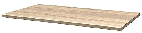 Flex-Well Arbeitsplatte 100 x 60 x 3,8 cm Sonoma Eiche Valencia/Neapel
