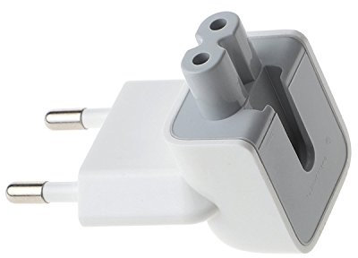 BEYEE AC Adapter Europa Stecker Reise-Ladegerät Konverter Ersatzanschluss für iPod, iPhone, iPad, Tablets, MacBook AC Netzteil (1xEU Stecker) Weiß
