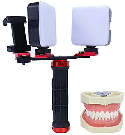 OALLK LED Dental Photography Flash Light, Mobile Photography LED Light Phone Photo Video Flashlight Lighting, Dental Photography Equipment, Onecolor